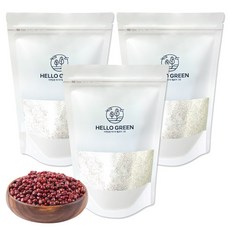 헬로우그린 국내산 볶은 팥 분말 가루 500gX3(팩) 총1.5kg, 3개, 500g