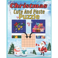 Christmas Cute And Paste Puzzle: Scissor Skills Puzzle for Kids and Adults Cut paste and arrange ph... Paperback, Independently Published, English, 9798575051343