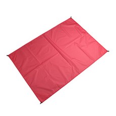 휴대용 방수 샌드 프루프 해변 담요 담요 피크닉 캠핑 매트 방수포 가방, 핫 핑크, 100x140cm