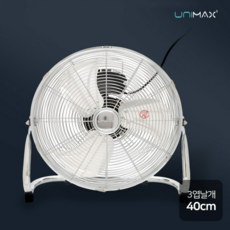 유니맥스 16인치 대형 공업용 메탈 선풍기 UMF-7206XB 데스크팬 업소용 식당 캠핑 박스팬