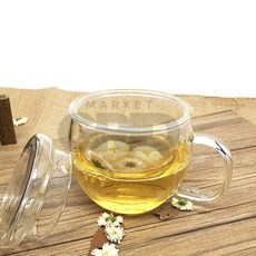 마켓그리드 내열유리 티머그 450ML 내열유리티머그