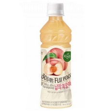 웅진 자연은 납작복숭아 340ml x 24PET, 24개, 350ml