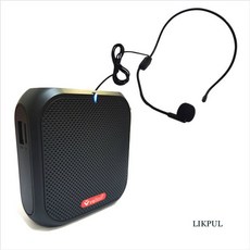 리크플 VT-G100 기가폰 휴대용 강의용 헤드셋 핸드마이크 강사마이크, VT-G100화이트, VT-G100 화이트