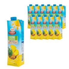 Dole 스위티오 파인애플 주스, 1L, 9개