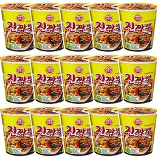 오뚜기 진짬뽕 컵라면 75g, 15개