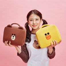 생활도움 귀여운 캐릭터 한국 대용량일 계열화 휴대 여행 가방 수납하기 편리한 멀티 메이크업 백. 불을 초과 ins