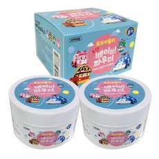 약하고 민감한 아기피부엔 토닥 로보카폴리 베이비파우더 100ml 2개