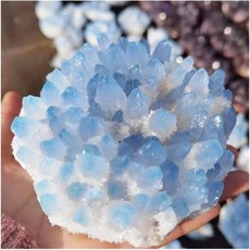 블루 고스트 팬텀 쿼츠 표본 사이즈 600700g 300400g, 300-400g