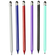 터치펜 2 In 1 다기능 파인 포인트 라운드 얇은 팁 터치스크린 펜 IPad 용 스마트 폰 태블릿 용 용량 성 스타일러스 펜, 단일상품, 단일상품