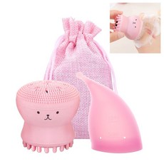 생리컵 생리컵추천 위생생리컵 menstrual cup 실리콘 여성 위생 copa menstrual clean collector cup period cup for women 클린, 3컵 블러셔 핑크, L 사이즈, 1개, 1개