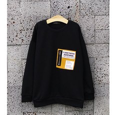 유니우 초등 남아용 [봄 가을 특양면] 머스타드 맨투맨 티셔츠