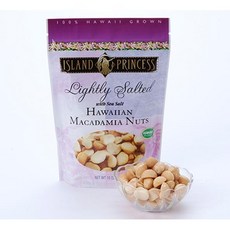 Island Princess LIGHTLY SALTED MACADAMIA NUTS 아일랜드프린세스 라이트 솔티 마카다미아 넛 10oz(284g), 1개