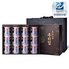 우리나라 우리김(30g 캔김)x12캔 선물세트 /신안김/명품캔김/곱창김/신안 청정해역 지주식 원초 사용, 1세트