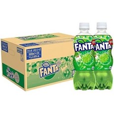 Fanta Melon Cream Japanese soda Single Bottle 환타 멜론 크림 일식 소다 1병, 24개, 500ml