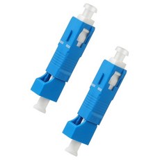 4팩 싱글모드 SC UPC 남성에서 LC 여성 어댑터 광섬유 커넥터 FTTH 변환기 VFL용 시각적 결함 로케이터 싱글 모드 9 125um 광, 2