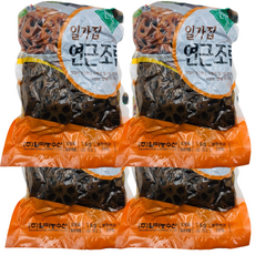 일가집 연근조림 1kg 밑반찬, 4개