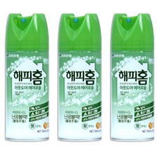 해피홈 아웃도어 에어로솔 150mL (모기 진드기 기피제), 3개