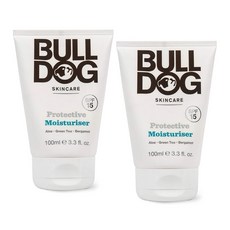 Bulldog 영국 불독 남성 스킨케어 프로텍티브 모이스처라이저 SPF15 100ml 2팩