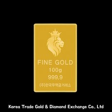 24k 순금 100g 금테크 999.9 한국무역금거래소 골드바