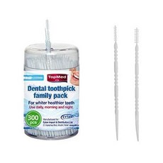 Top Med ets Brush Picks Toothpicks Hygiene Sticks 300 Count, One Color_One Size, One Color_One Size, One Color_One Size