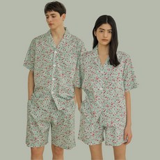 조스라운지 모달 (couple) Mint Short Pajama Set 39186