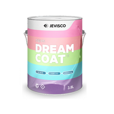 제비스코 드림코트 올인원 에그쉘광 화이트 3.8L 벽지페인트 셀프페인트, 라임그린, 1개