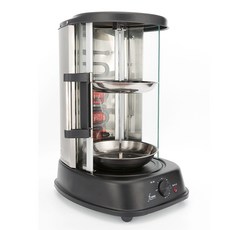 맛있는 업소용 군고구마기계 장사 바비큐 오븐 군고구마 옥수수 편의점 감자 기계, 블랙 스몰 로터리 그릴 4세트