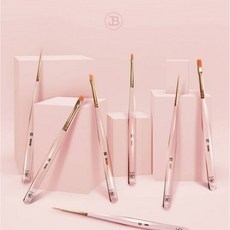 그라시아 진비 아이비 브러쉬 7종 + 케이스 세트, 혼합색상, 1세트