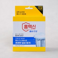 [메가마트]애경 홈백신 배수구샷 씽크세정제 100*4포