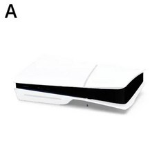 슬림 콘솔 매트 탄소 섬유 스킨 커버 스티커 소니 PS5 플레이스테이션 5 용 호스트 센터 데칼, 1개, 1) Matte black