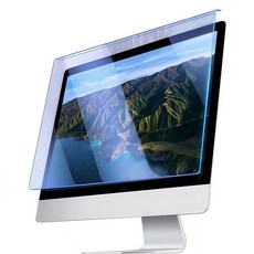해브유 모니터용 블루라이트차단 필름 거치식 화면보호기 시력보호, 1개, 27인치(612.6x356mm) 1개, 27인치(612.6x356mm)