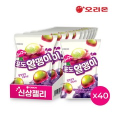 오리온 포도알맹이 1P (67g) x 40개, 67g