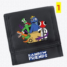 일본 유명 만화 애니메이션 만화 지갑 제로 지갑 카드 가방 생일 선물 Rainbow Friends