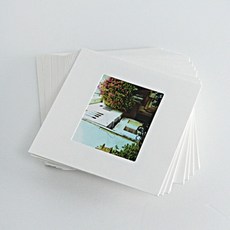 81 Js media works / mini photo frame_White 초음파앨범 접착식앨범 사진앨범 일반포토앨범