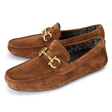 페라가모 PARIGI 20 BROWN 0727915 남자 드라이빙슈즈