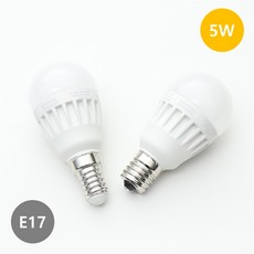 LONG e17 미니크립톤 LED 5W, 10개, 전구색