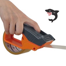 샤크 박스 테이프 커터기 디스펜스 커터 커팅기, 2개