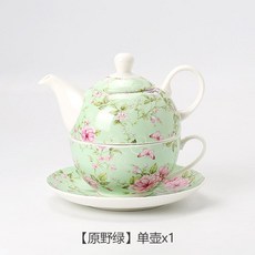 주전자 레트로 레트로주전자 막걸리 법랑 감성 붕어빵주전자 양은, C_와일드 그린 단일화분 1세트 - 간이포장, 1개
