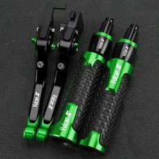 가와사키 VULCANS650 VULCAN S 650 오토바이 브레이크 및 클러치 레버 78 인치 22mm 핸들바 그립 엔드 2015-2024 2023 2022 2021 2020, VULCANS650 2015-2023
