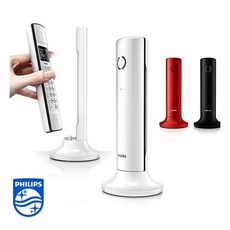 king1616 PHILIPS M-33 스탠드형 무선전화기 [발신자번호표시 스피커폰], 레드