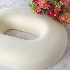 치질방석핫 메모리 폼 고탄력 아름다운 엉덩이 타원형 쿠션 치질 임산부 중공 수술 바른자세, 2
