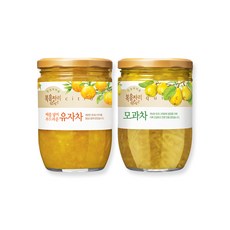 복음자리 유자차620g+모과차620g, 1세트