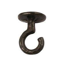 주물고리 물음표 다용도걸이 35x50mm, 엔틱브론즈, 1개