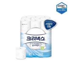 크리넥스 4517462 2겹 두루마리 화장지 40m 24롤, 24개, 24개입
