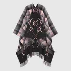 Gucci Reversible GG wool poncho 553118 3G200 1272