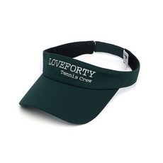 러브포티 테니스 썬캡 썬바이저 LOVEFORTY TENNIS CREW SUNCAP GREEN