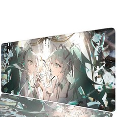 액세서리 게임 프라임 1 매트 XXL 데스크 개 패드 M 미쿠 하츠네 마우스, LockEdge300x600x2mm, z9, 1개