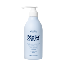 바나바 코스메틱스 끈적임없는 극보습 저자극 엑소좀 패밀리 비건 바디크림, 1개, 500ml