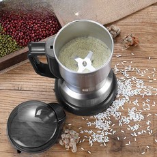 양념분쇄기 가정용 밀 소형 분쇄기 곡물 초미세 분쇄기 원두커피분쇄기, 500ml 316스테인 600W 1칼날
