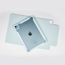 아띠즈 아이패드 에어 iPad Air 4세대 5세대 마그네틱 탈부착 분리형 2in1 케이스, 다크그린